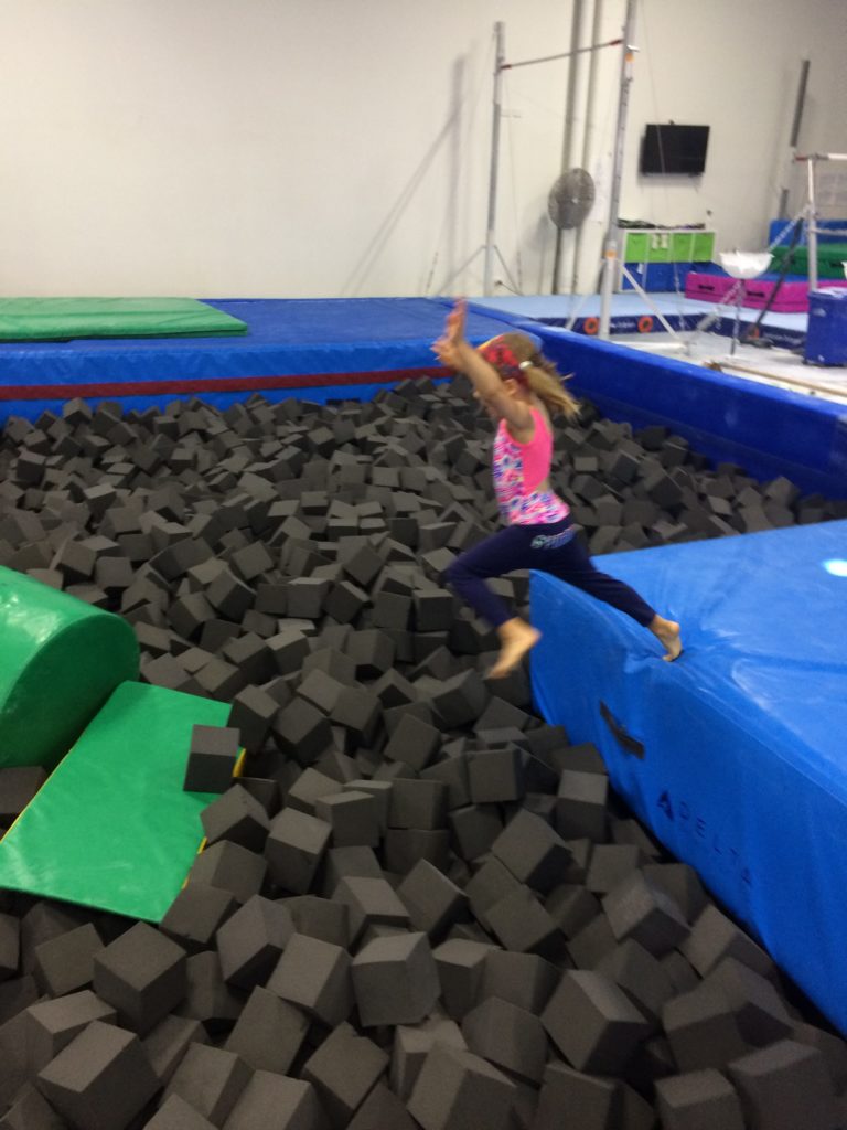 Kids Ninja Warrior obstacle course - Delta Gymnastics holiday clinic ...